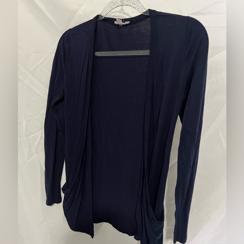 Dark blue cardigan